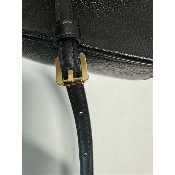 Rare MICHAEL Michael Kors Jet Set Charm Chain Phone Crossbody Black Leather - Picture 6 of 11